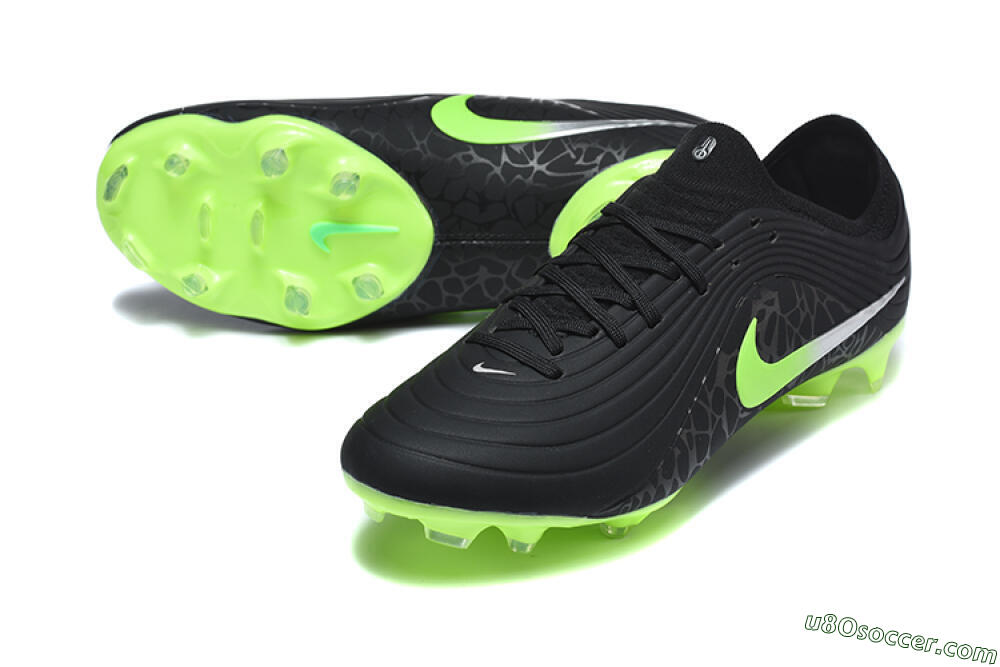 Nike Tiempo Legend 11 Elite FG Firm Ground Soccer Cleats - Black/Black/Electric Green 3