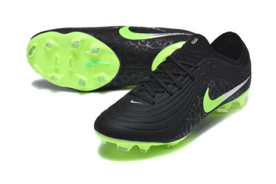 Nike Tiempo Legend 11 Elite FG Firm Ground Soccer Cleats - Black/Black/Electric Green