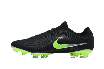 Nike Tiempo Legend 11 Elite FG Firm Ground Soccer Cleats - Black/Black/Electric Green