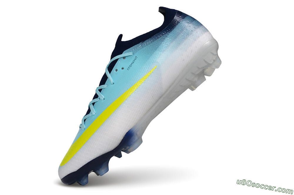 Nike Air Zoom Mercurial Vapor 17 Elite FG Firm Ground Soccer Cleats - Blue/Baltic Blue/Volt 5