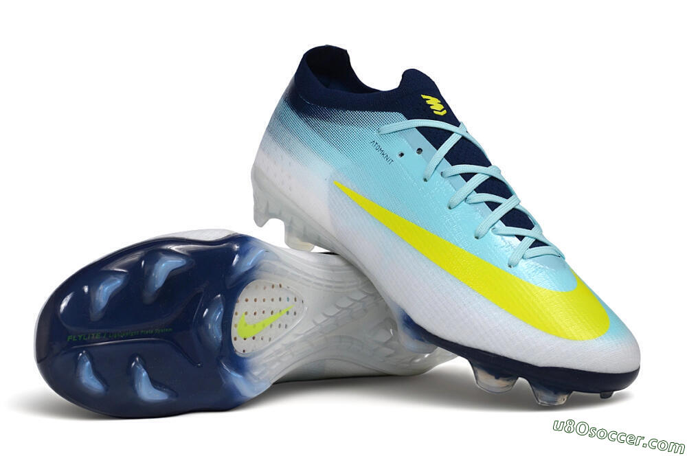 Nike Air Zoom Mercurial Vapor 17 Elite FG Firm Ground Soccer Cleats - Blue/Baltic Blue/Volt 0
