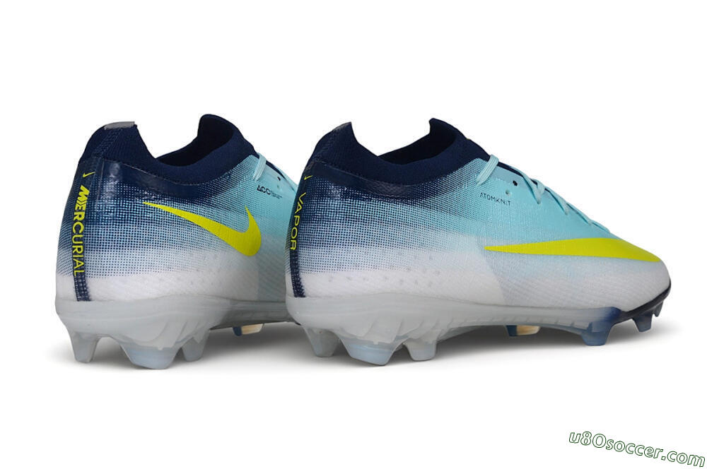 Nike Air Zoom Mercurial Vapor 17 Elite FG Firm Ground Soccer Cleats - Blue/Baltic Blue/Volt 6