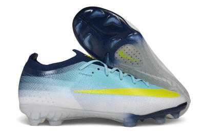 Nike Air Zoom Mercurial Vapor 17 Elite FG Firm Ground Soccer Cleats - Blue/Baltic Blue/Volt
