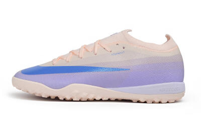 Nike Air Zoom Mercurial Vapor 17 Elite TF Artificial Turf Soccer Shoes - Peach/Sunset Peach/Electric Lilac