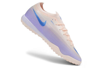 Nike Air Zoom Mercurial Vapor 17 Elite TF Artificial Turf Soccer Shoes - Peach/Sunset Peach/Electric Lilac