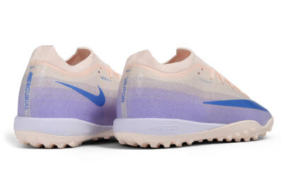 Nike Air Zoom Mercurial Vapor 17 Elite TF Artificial Turf Soccer Shoes - Peach/Sunset Peach/Electric Lilac