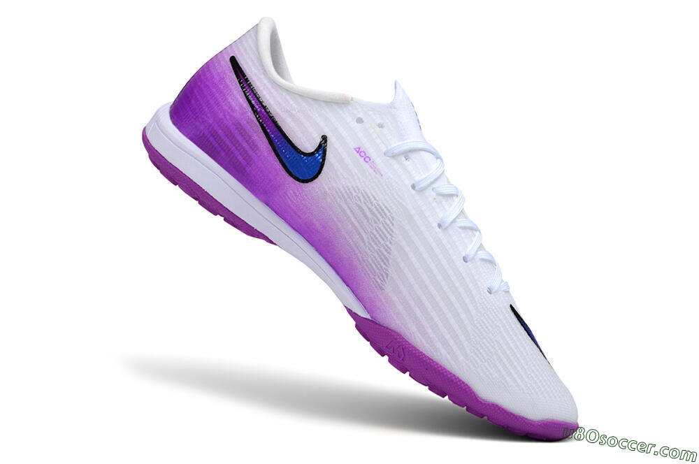 Nike Air Zoom Mercurial Superfly 11 Elite TF Artificial Turf Soccer Shoes - White/White/Purple Pulse 4