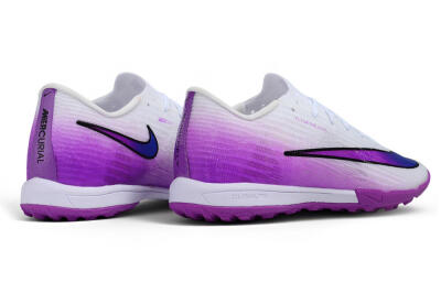 Nike Air Zoom Mercurial Superfly 11 Elite TF Artificial Turf Soccer Shoes - White/White/Purple Pulse
