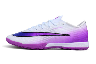 Nike Air Zoom Mercurial Superfly 11 Elite TF Artificial Turf Soccer Shoes - White/White/Purple Pulse
