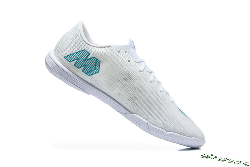 Nike Air Zoom Mercurial Superfly 11 Elite IC Indoor & Futsal Soccer Shoes - White/Summit White/Clear Jade 7