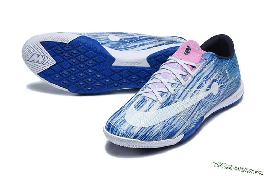Nike Air Zoom Mercurial Superfly 11 Elite IC Indoor & Futsal Soccer Shoes - Blue/Signal Blue/White 3