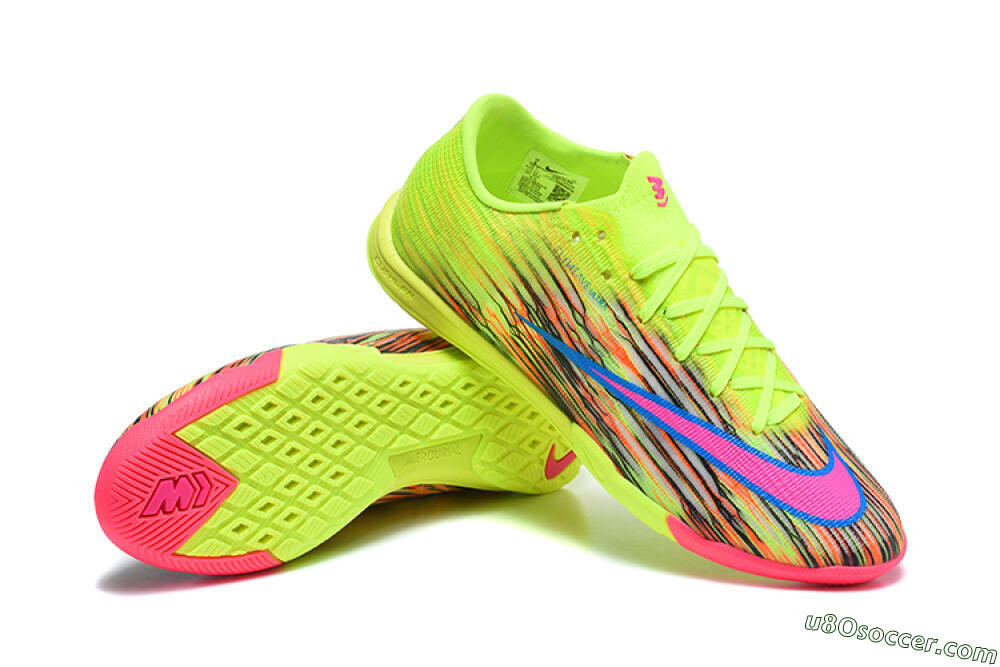 Nike Air Zoom Mercurial Superfly 11 Elite IC Indoor & Futsal Soccer Shoes - Yellow/Electric Lime/Hyper Pink 4