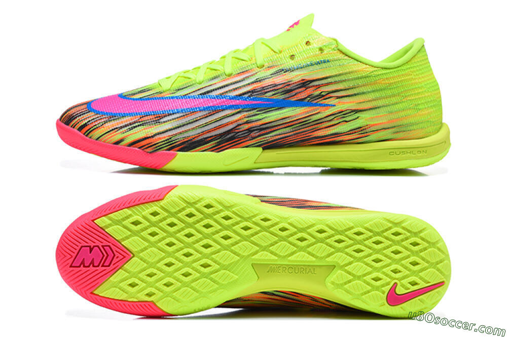 Nike Air Zoom Mercurial Superfly 11 Elite IC Indoor & Futsal Soccer Shoes - Yellow/Electric Lime/Hyper Pink 0