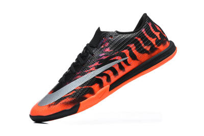 Nike Air Zoom Mercurial Superfly 11 Elite IC Indoor & Futsal Soccer Shoes - Black/Total Orange/Metallic Silver