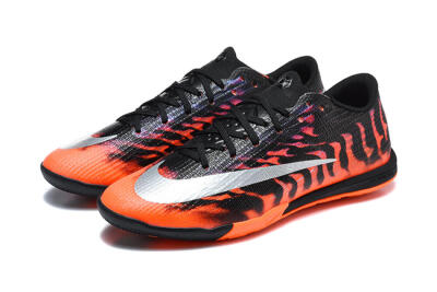 Nike Air Zoom Mercurial Superfly 11 Elite IC Indoor & Futsal Soccer Shoes - Black/Total Orange/Metallic Silver