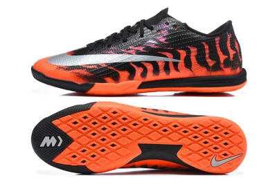 Nike Air Zoom Mercurial Superfly 11 Elite IC Indoor & Futsal Soccer Shoes - Black/Total Orange/Metallic Silver