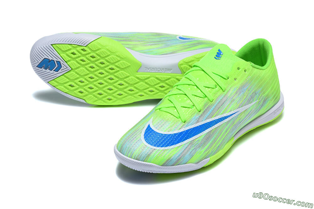 Nike Air Zoom Mercurial Superfly 11 Elite IC Indoor & Futsal Soccer Shoes - Green/Electric Green/Blue Lagoon 3