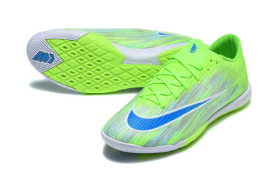 Nike Air Zoom Mercurial Superfly 11 Elite IC Indoor & Futsal Soccer Shoes - Green/Electric Green/Blue Lagoon