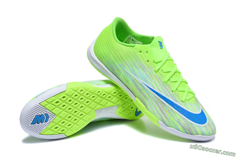 Nike Air Zoom Mercurial Superfly 11 Elite IC Indoor & Futsal Soccer Shoes - Green/Electric Green/Blue Lagoon 4