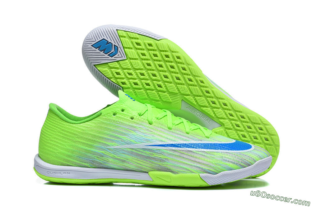 Nike Air Zoom Mercurial Superfly 11 Elite IC Indoor & Futsal Soccer Shoes - Green/Electric Green/Blue Lagoon 1