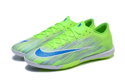 Nike Air Zoom Mercurial Superfly 11 Elite IC Indoor & Futsal Soccer Shoes - Green/Electric Green/Blue Lagoon