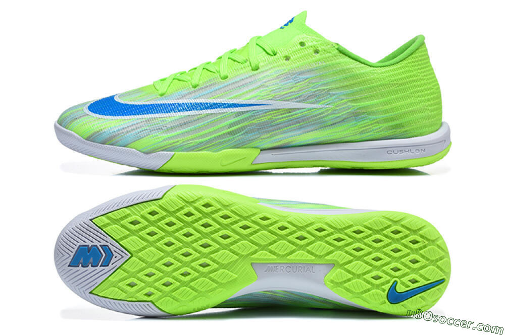 Nike Air Zoom Mercurial Superfly 11 Elite IC Indoor & Futsal Soccer Shoes - Green/Electric Green/Blue Lagoon 0