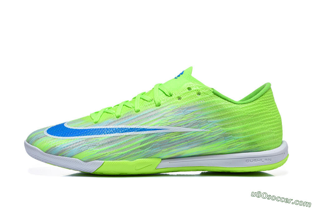 Nike Air Zoom Mercurial Superfly 11 Elite IC Indoor & Futsal Soccer Shoes - Green/Electric Green/Blue Lagoon 2