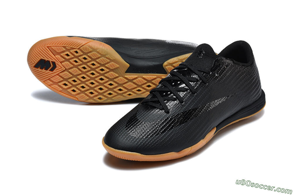 Nike Air Zoom Mercurial Superfly 11 Elite IC Indoor & Futsal Soccer Shoes - Black/Black/Gum 3