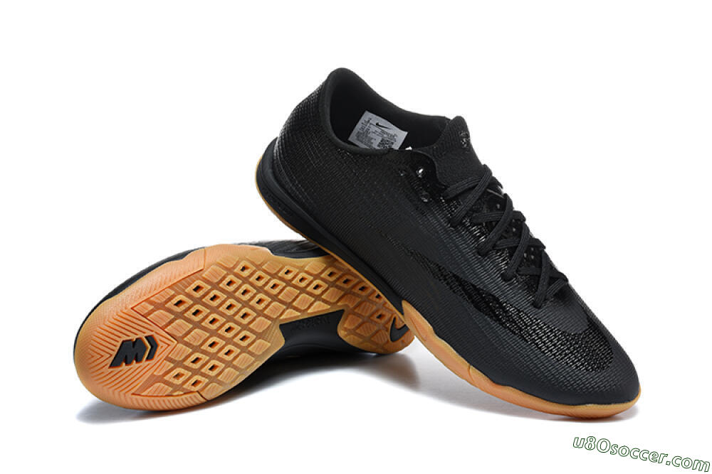 Nike Air Zoom Mercurial Superfly 11 Elite IC Indoor & Futsal Soccer Shoes - Black/Black/Gum 4