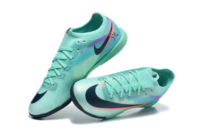 Nike Air Zoom Mercurial Vapor 17 Elite IC Indoor & Futsal Soccer Shoes - Turquoise/Mint Green/Dark Obsidian