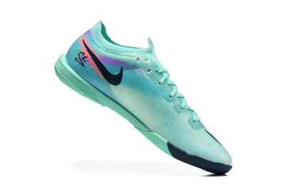 Nike Air Zoom Mercurial Vapor 17 Elite IC Indoor & Futsal Soccer Shoes - Turquoise/Mint Green/Dark Obsidian