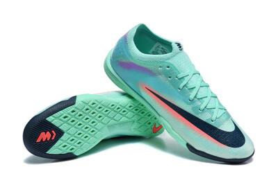 Nike Air Zoom Mercurial Vapor 17 Elite IC Indoor & Futsal Soccer Shoes - Turquoise/Mint Green/Dark Obsidian