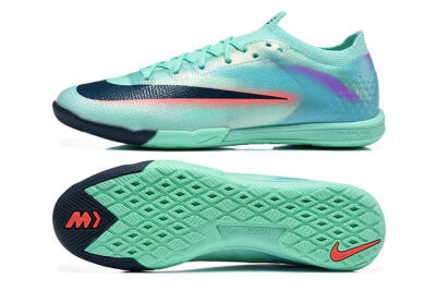 Nike Air Zoom Mercurial Vapor 17 Elite IC Indoor & Futsal Soccer Shoes - Turquoise/Mint Green/Dark Obsidian