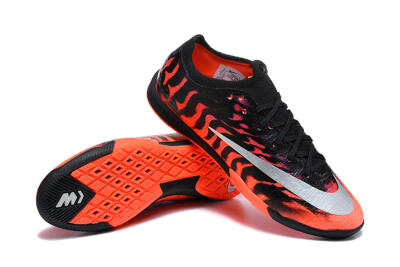 Nike Air Zoom Mercurial Vapor 17 Elite IC Indoor & Futsal Soccer Shoes - Black/Black/Bright Crimson