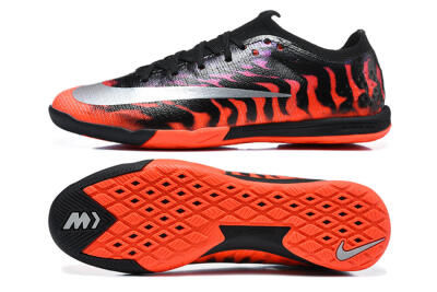 Nike Air Zoom Mercurial Vapor 17 Elite IC Indoor & Futsal Soccer Shoes - Black/Black/Bright Crimson