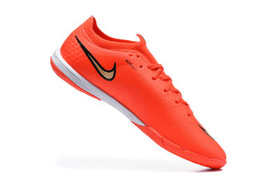 Nike Air Zoom Mercurial Vapor 17 Elite IC Indoor & Futsal Soccer Shoes - Orange/Bright Crimson/Metallic Gold