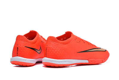 Nike Air Zoom Mercurial Vapor 17 Elite IC Indoor & Futsal Soccer Shoes - Orange/Bright Crimson/Metallic Gold
