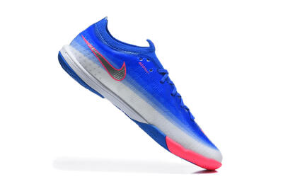 Nike Air Zoom Mercurial Vapor 17 Elite IC Indoor & Futsal Soccer Shoes - Blue/Royal Blue/Metallic Silver