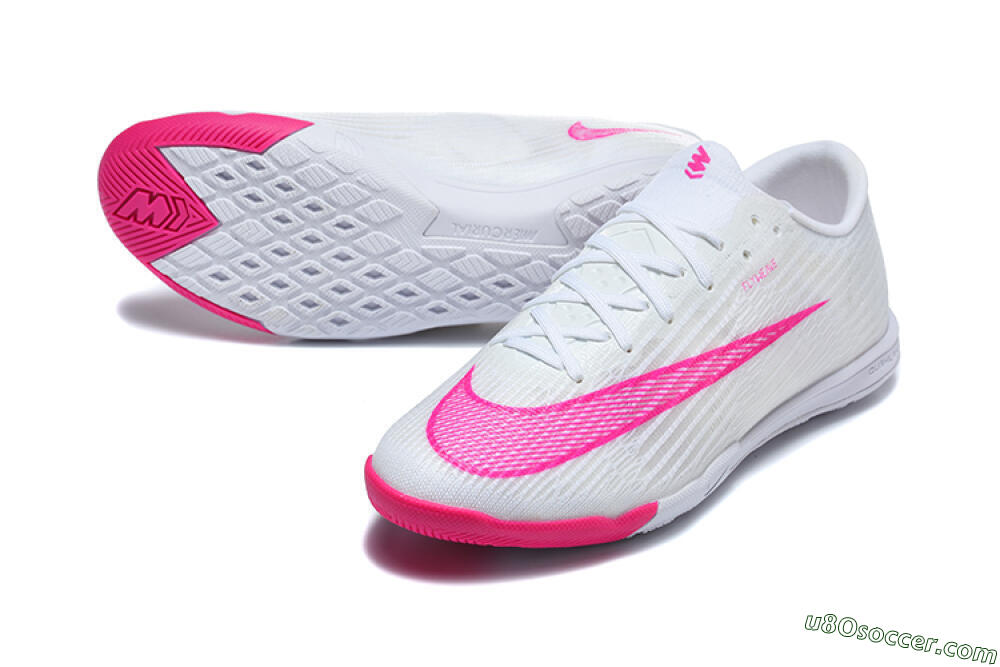 Nike Air Zoom Mercurial Superfly 11 Elite IC Indoor & Futsal Soccer Shoes - White/Summit White/Hyper Pink 3