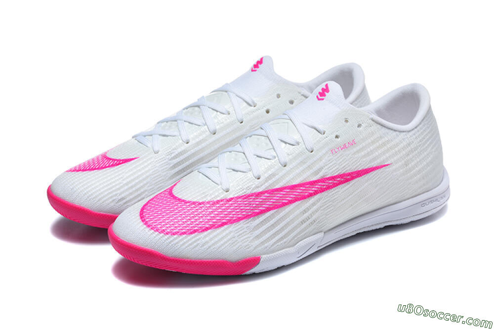 Nike Air Zoom Mercurial Superfly 11 Elite IC Indoor & Futsal Soccer Shoes - White/Summit White/Hyper Pink 5