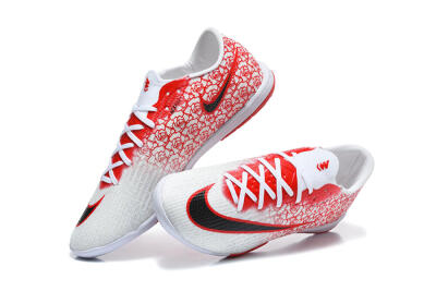 Nike Air Zoom Mercurial Superfly 11 Elite IC Indoor & Futsal Soccer Shoes - White/White/University Red