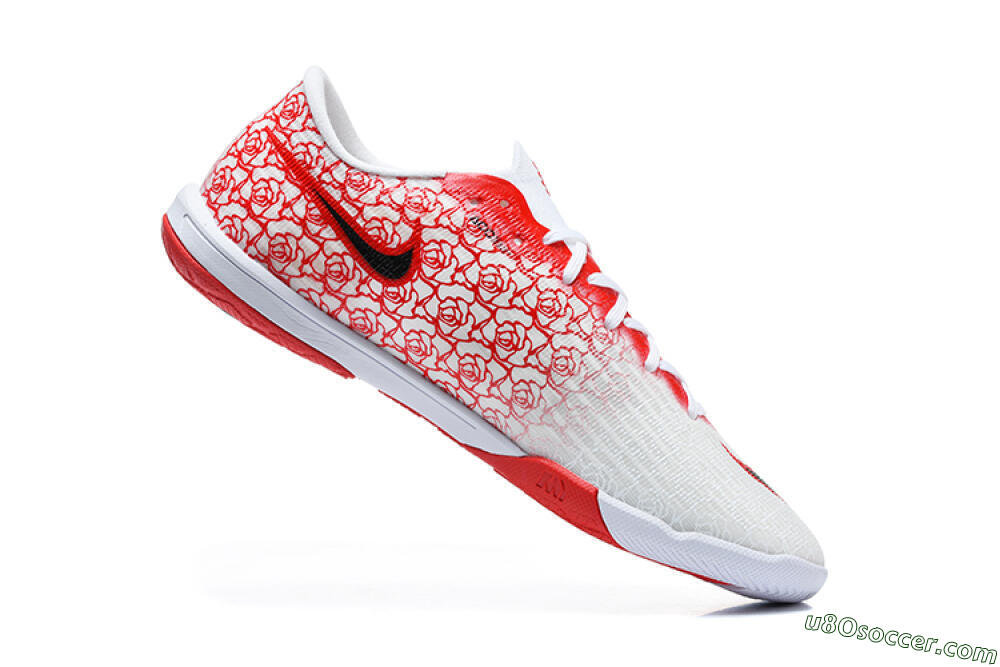 Nike Air Zoom Mercurial Superfly 11 Elite IC Indoor & Futsal Soccer Shoes - White/White/University Red 7