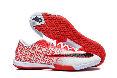 Nike Air Zoom Mercurial Superfly 11 Elite IC Indoor & Futsal Soccer Shoes - White/White/University Red
