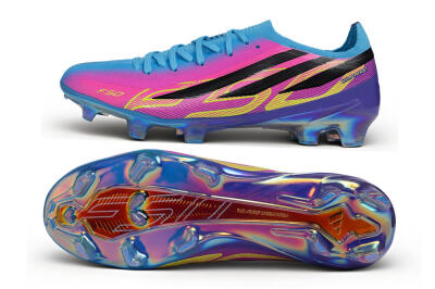 Adidas F50 Elite FG Firm Ground Soccer Cleats - Blue/Lucid Cyan/Solar Pink