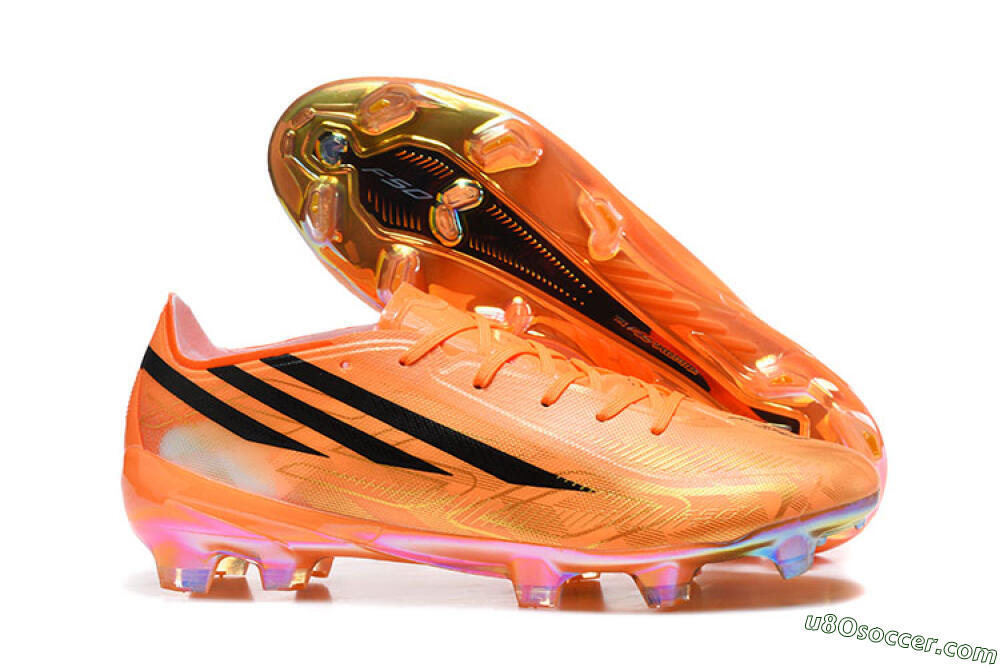 Adidas F50 Elite FG Firm Ground Soccer Cleats - Orange/Solar Orange/Black 1