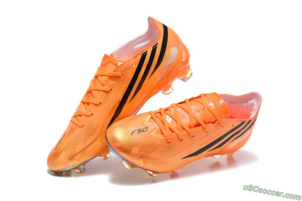 Adidas F50 Elite FG Firm Ground Soccer Cleats - Orange/Solar Orange/Black 6