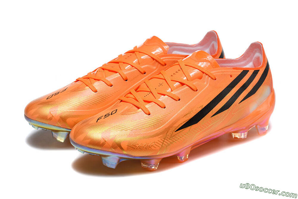 Adidas F50 Elite FG Firm Ground Soccer Cleats - Orange/Solar Orange/Black 5