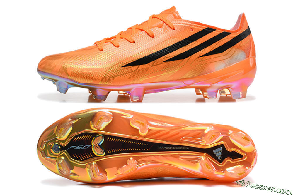 Adidas F50 Elite FG Firm Ground Soccer Cleats - Orange/Solar Orange/Black 0