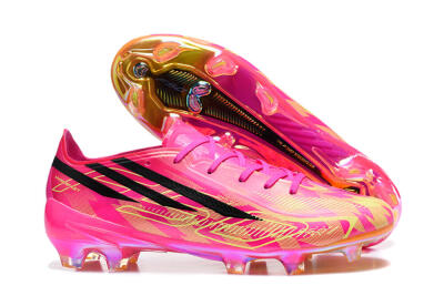 Adidas F50 Elite FG Firm Ground Soccer Cleats - Pink/Lucid Fuchsia/Solar Yellow