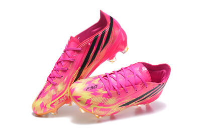 Adidas F50 Elite FG Firm Ground Soccer Cleats - Pink/Lucid Fuchsia/Solar Yellow